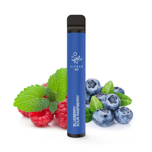 Elf Bar 600 - Blueberry Sour Raspberry - Nikotinfrei - Smokey-dealz