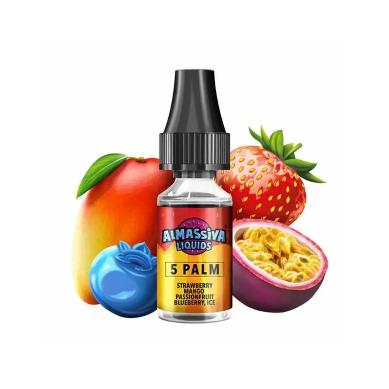 Almassiva Liquids 5 Palm Aroma mit Erdbeere, Mango, Passionsfrucht, Blaubeere und Ice