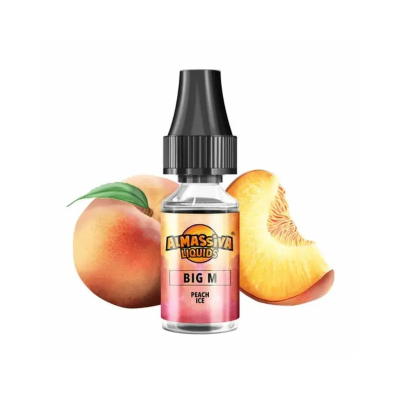 Almassiva Liquids Big M Peach Ice E-Liquid mit Pfirsich und Pfirsichstück