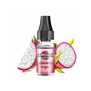 Almassiva Liquids Bruderherz Dragonfruit Ice Liquid mit Drachenfrucht-Hintergrund
