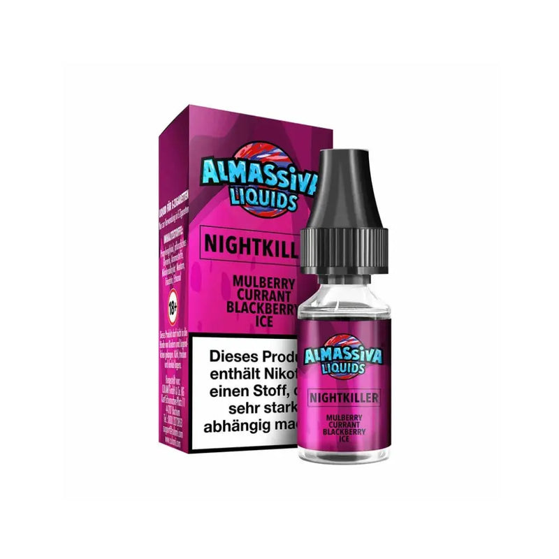 AlMassiva Liquids Nightkiller E-Liquid mit Mulberry, Currant, Blackberry und Ice Geschmack