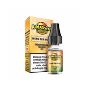 Almassiva Liquids E-Liquid Flasche und Verpackung mit Honigmelone Mango Ice Geschmack