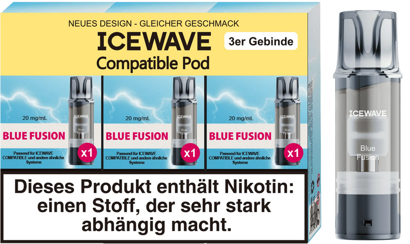 Icewave Pod - Blue Fusion 3 Pods Icewave