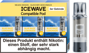 Icewave Pod - Blue Razz 3 Pods Icewave
