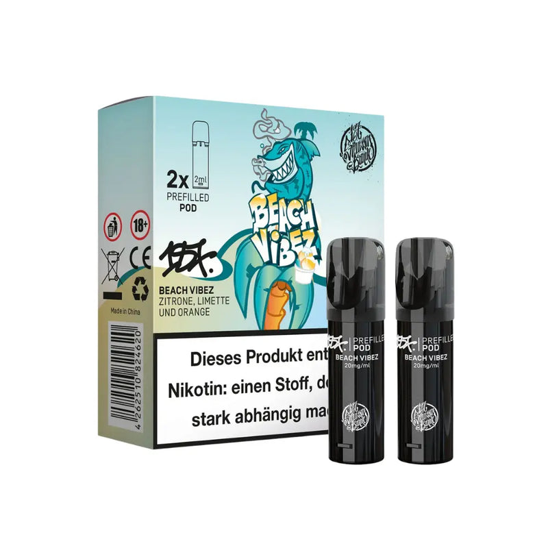 187 Strassenbande - Prefilled Pods (MatchBar) - 2 Stück - Beach Vibez - 20mg/ml 187 Straßenbande
