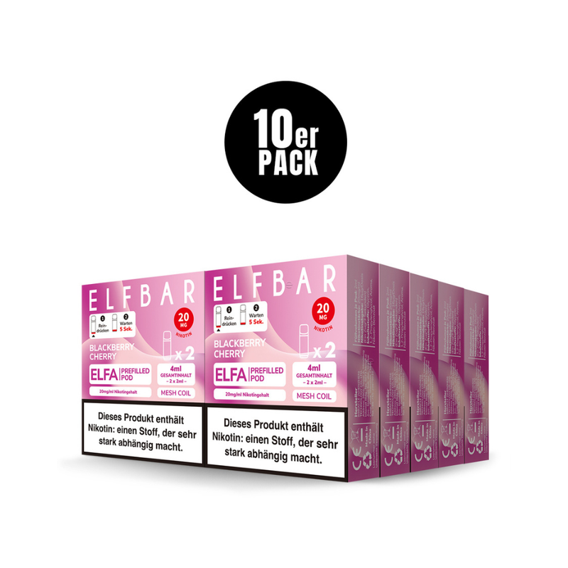 ELFA Pods - Blackberry Cherry - 2x 20mg - NEU