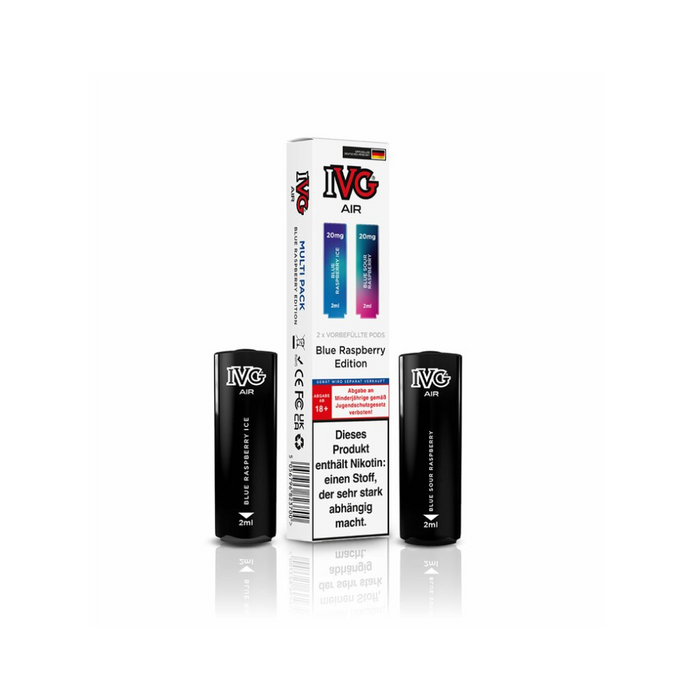 IVG AIR - Prefilled Pods (2 Stück) - Blue Raspberry Edition - 20mg/ml - Smokey-Dealz