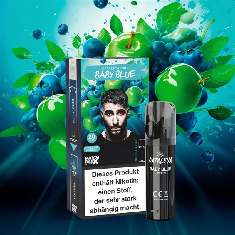 Cataleya Pods (MatchBar) - Baby Blue (Blaubeere & Apfel) - 20mg/ml