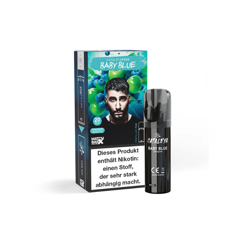 Cataleya Pods (MatchBar) - Baby Blue (Blaubeere & Apfel) - 20mg/ml