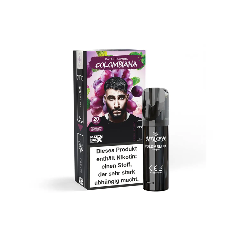 Cataleya Pods (MatchBar) - Colombiana (Traube Minze) - 20mg/ml