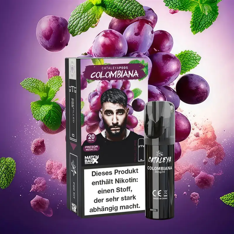 Cataleya Pods (MatchBar) - Colombiana (Traube Minze) - 20mg/ml