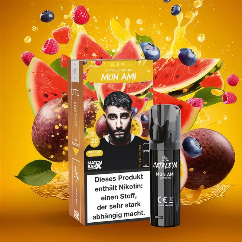 Cataleya Pods (MatchBar) - Mon Ami (Wassermelone, Maracuja & Beeren) - 20mg/ml