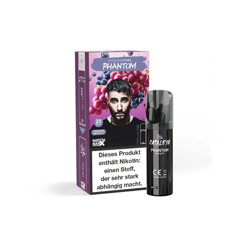 Cataleya Pods (MatchBar) - Phantom (Traube & Blaubeere) - 20mg/ml