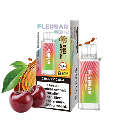 FLERBAR Pods - Cherry Cola - 20mg - Smokey-Dealz