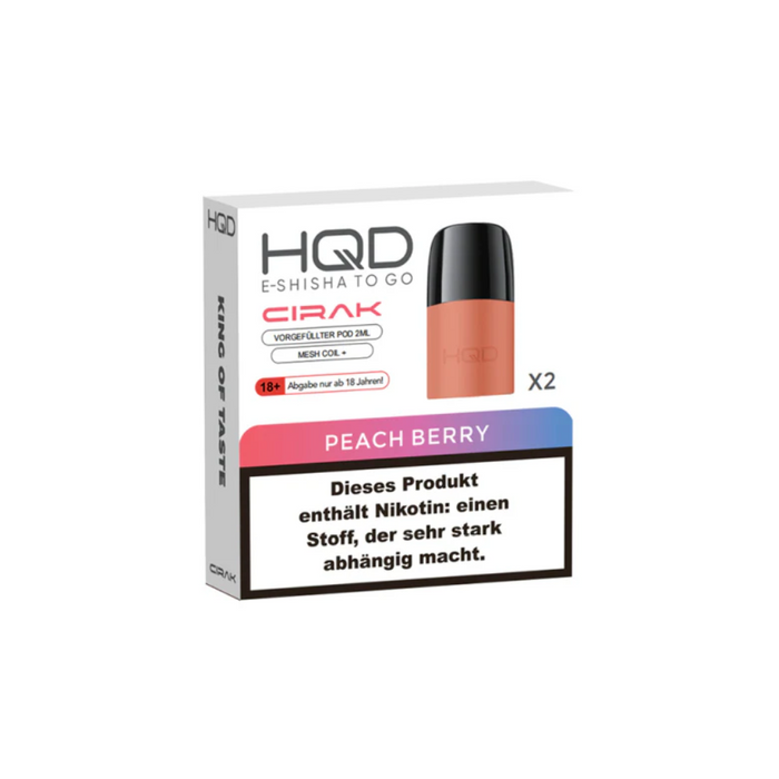 HQD Cirak Pod System - Peach Berry - Smokey-Dealz