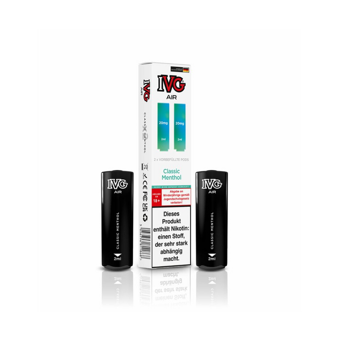 IVG AIR - Prefilled Pods (2 Stück) - Classic Menthol - 20mg/ml - Smokey-Dealz