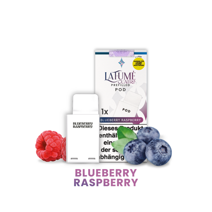 La Fume Cuatro Pod - Blueberry Raspberry - Smokey-Dealz