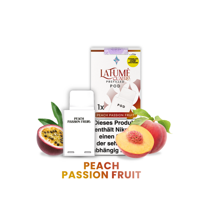 La Fume Cuatro Pod - Peach Passion Fruit - Smokey-Dealz