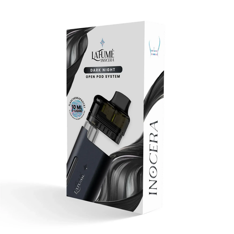 Lafumé Inocera Dark Night E-Zigaretten Open Pod System mit 10 ml E-Liquid Flaschenkapazität
