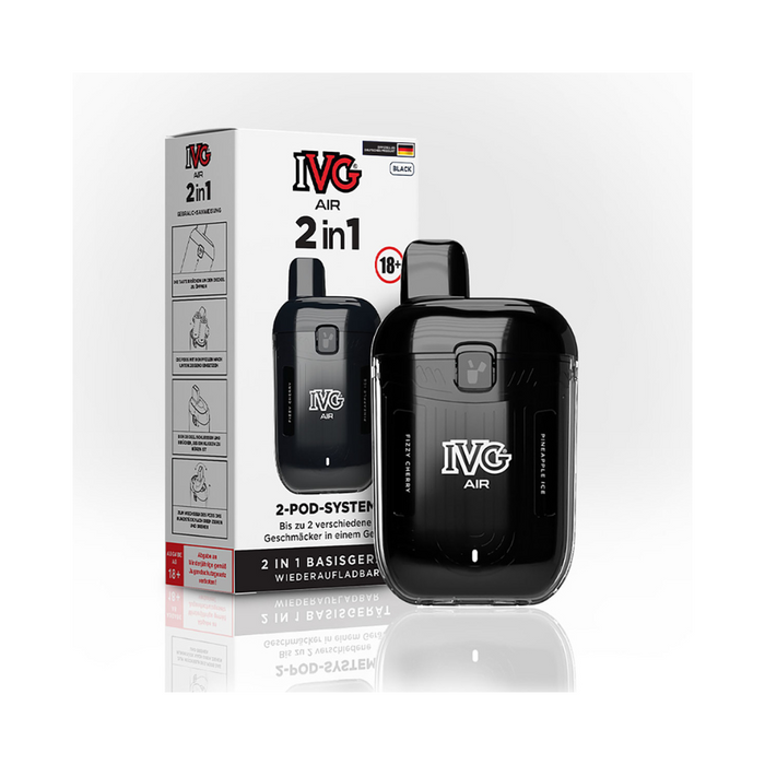 IVG AIR - Pod System - 2in1 Basisgerät - Black - Smokey-Dealz