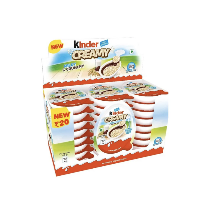 Kinder Creamy Milky & Crunchy 19,00 G.