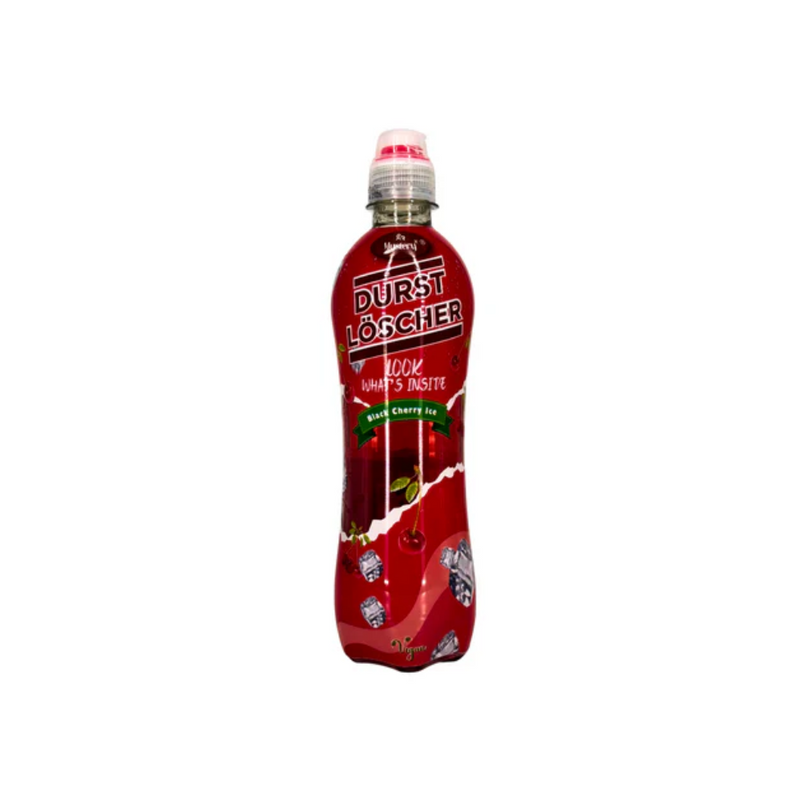 Durstlöscher - Black Cherry Ice - 12 * 500 ml. - MHD: 10.04.26