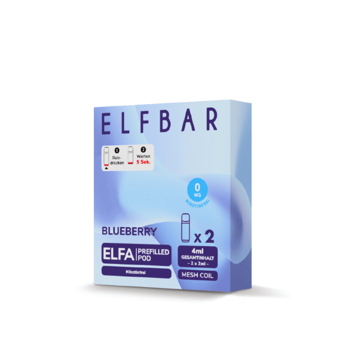 ELFA - Blueberry - 2x 0mg - Smokey-Dealz