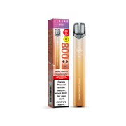ELFBAR 800 Einweg E-Zigarette Cream Tobacco mit 20 mg Nikotin, 2 ml Inhalt, Verpackung und Produkt