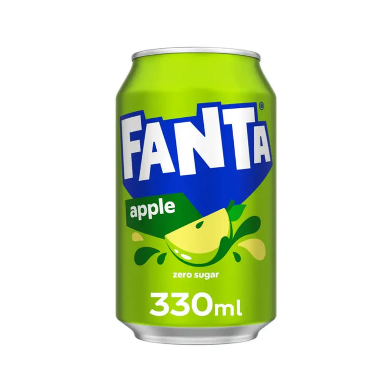 Fanta Apple Zero Sugar (24 x 330 ml.) - MHD: 31.10.2025 Smokey-Dealz