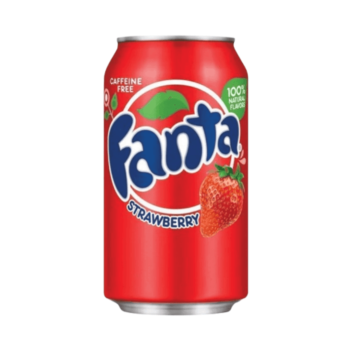 Fanta - Strawberry USA - 355,00 ML. - Smokey-Dealz