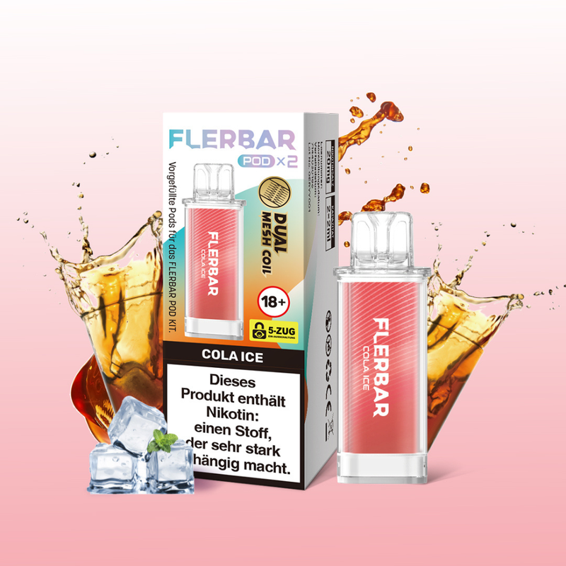 FLERBAR Pods - Cola Ice - 20mg