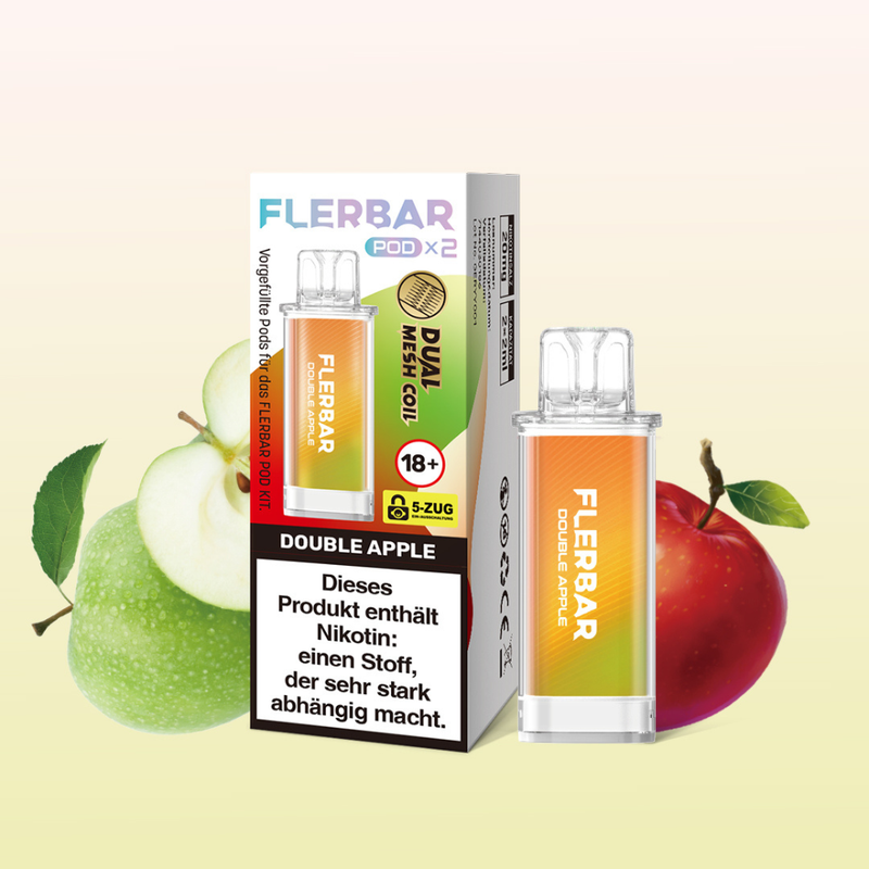 FLERBAR Pods - Double Apple - 20mg