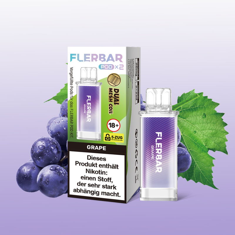 FLERBAR Pods - Grape - 20mg
