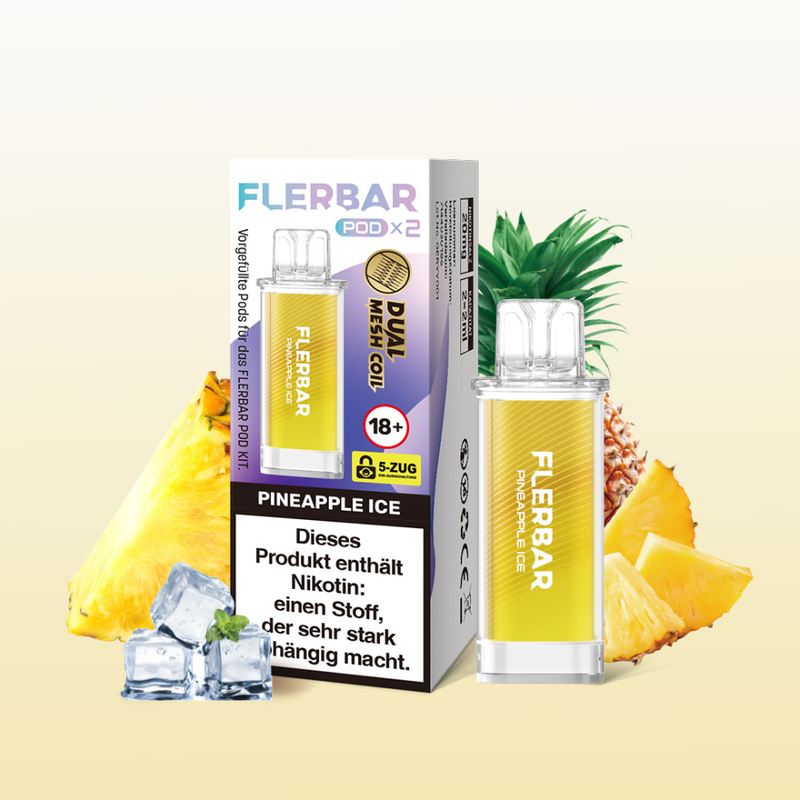 FLERBAR Pods - Pineapple Ice - 20mg