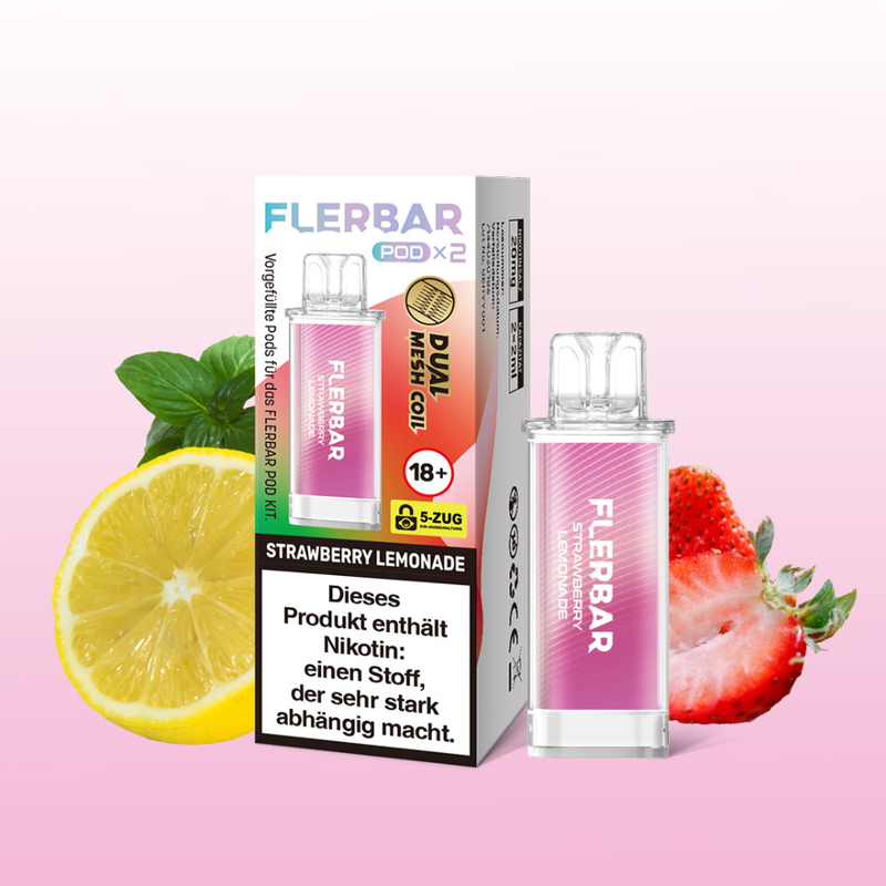 FLERBAR Pods - Strawberry Lemonade - 20mg