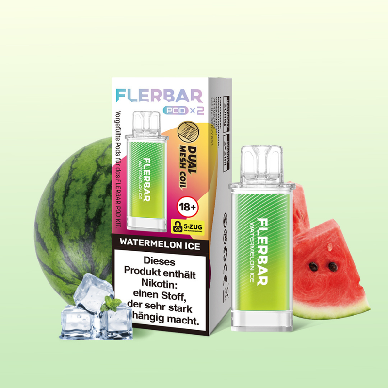 FLERBAR Pods - Watermelon Ice - 20mg