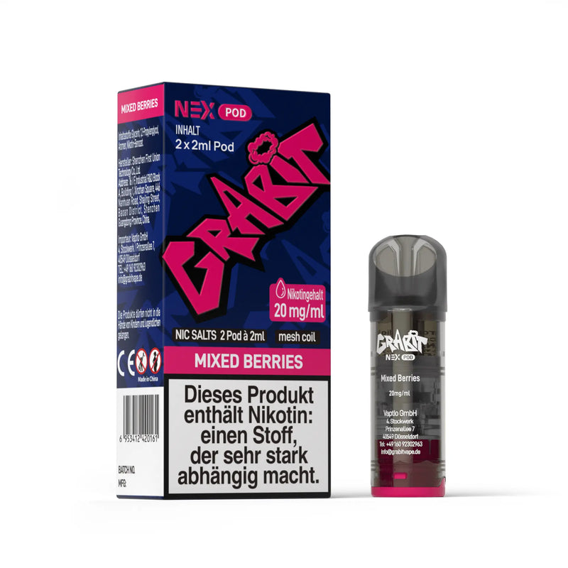 Grabit Nex Pods - Mixed Berries Grabit