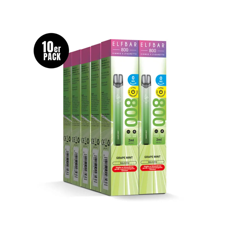 Elfbar 800 - Grape Mint Nikotinfrei ELFBAR
