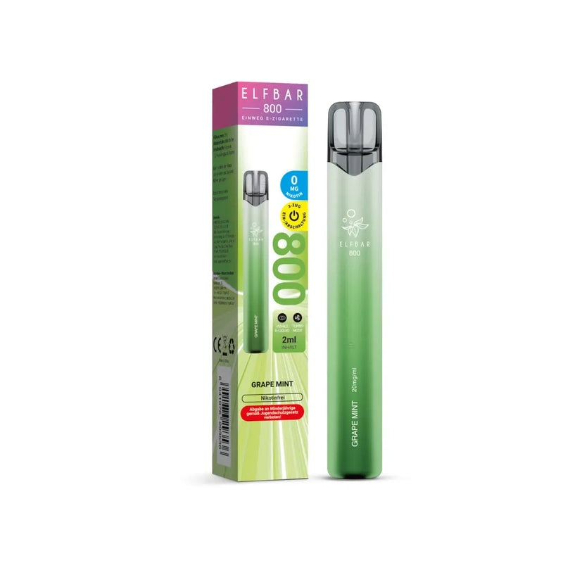 Elfbar 800 - Grape Mint Nikotinfrei ELFBAR