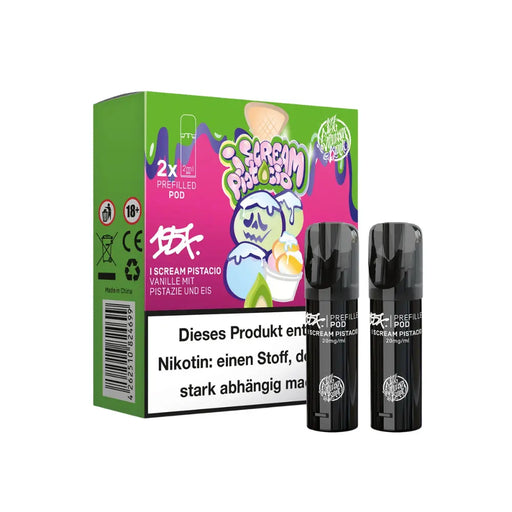 187 Strassenbande - Prefilled Pods (MatchBar) - 2 Stück - I Scream Pistacio - 20mg/ml 187 Straßenbande
