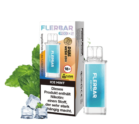 FLERBAR Pods - Ice Mint - 20mg - Smokey-Dealz