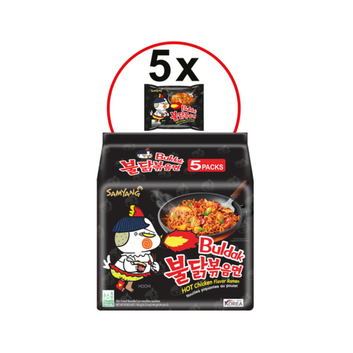 SAMYANG  Instant Noodles Hot Chicken (8 * 5 a 140 G.)