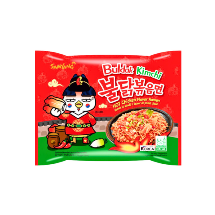 SAMYANG  Instant Noodles Hot Chicken Kimchi (8 * 5 a 135 G.)