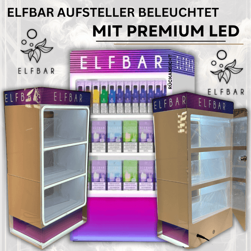 ELFBAR LED Aufsteller ACHTUNG ab 3.000€ netto Umsatz kostenfrei - ansonsten nicht auswählen(ca 250 Stück Füllmenge) - Smokey-Dealz