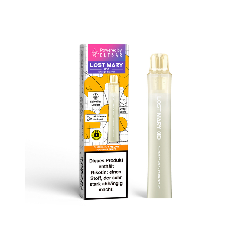 Lost Mary 800 - Blueberry Melon Passion Fruit