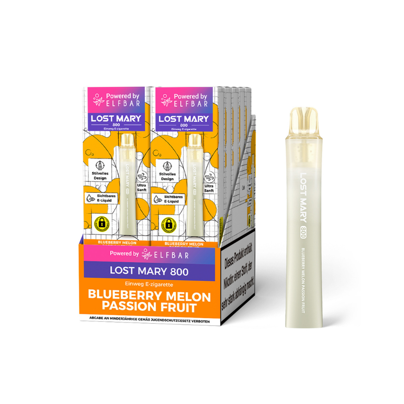 Lost Mary 800 - Blueberry Melon Passion Fruit