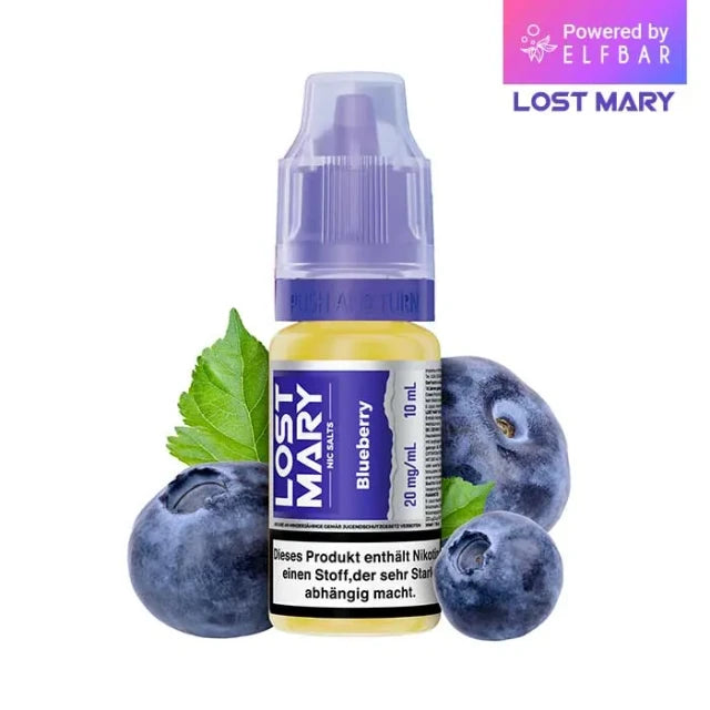 Elfbar Lost Mary Nic Salt 10ml Blueberry 20mg