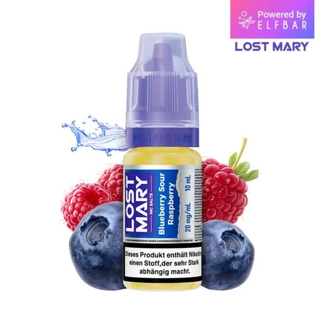 Elfbar Lost Mary Nic Salt 10ml Blueberry Sour Raspberry 20mg