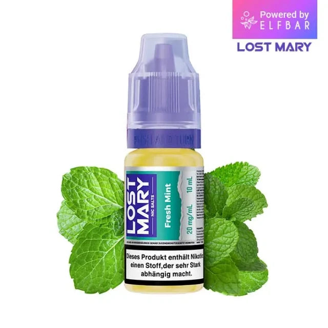Elfbar Lost Mary Nic Salt 10ml Fresh Mint 20mg