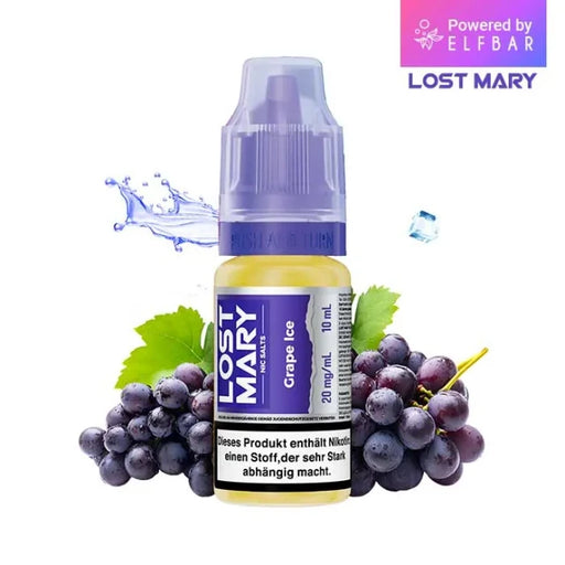Elfbar Lost Mary Nic Salt 10ml Grape Ice 20mg